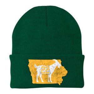 Basketball Greatest Of All Time Goat Funny Number 22 Knit Cap Winter Beanie