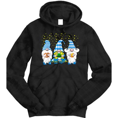 Bavarian Gnomes Octoberfest German Oktoberfest Tie Dye Hoodie