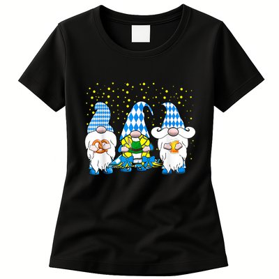 Bavarian Gnomes Octoberfest German Oktoberfest Womens T-Shirt