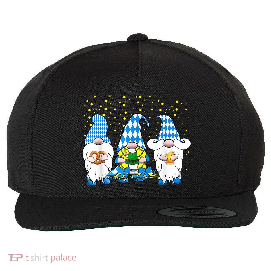 Bavarian Gnomes Octoberfest German Oktoberfest Wool Snapback Cap