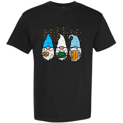 Bavarian Gnomes Octoberfest German Oktoberfest Garment-Dyed Heavyweight T-Shirt