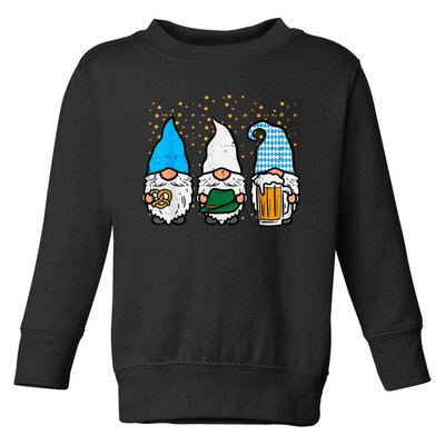 Bavarian Gnomes Octoberfest German Oktoberfest Toddler Sweatshirt