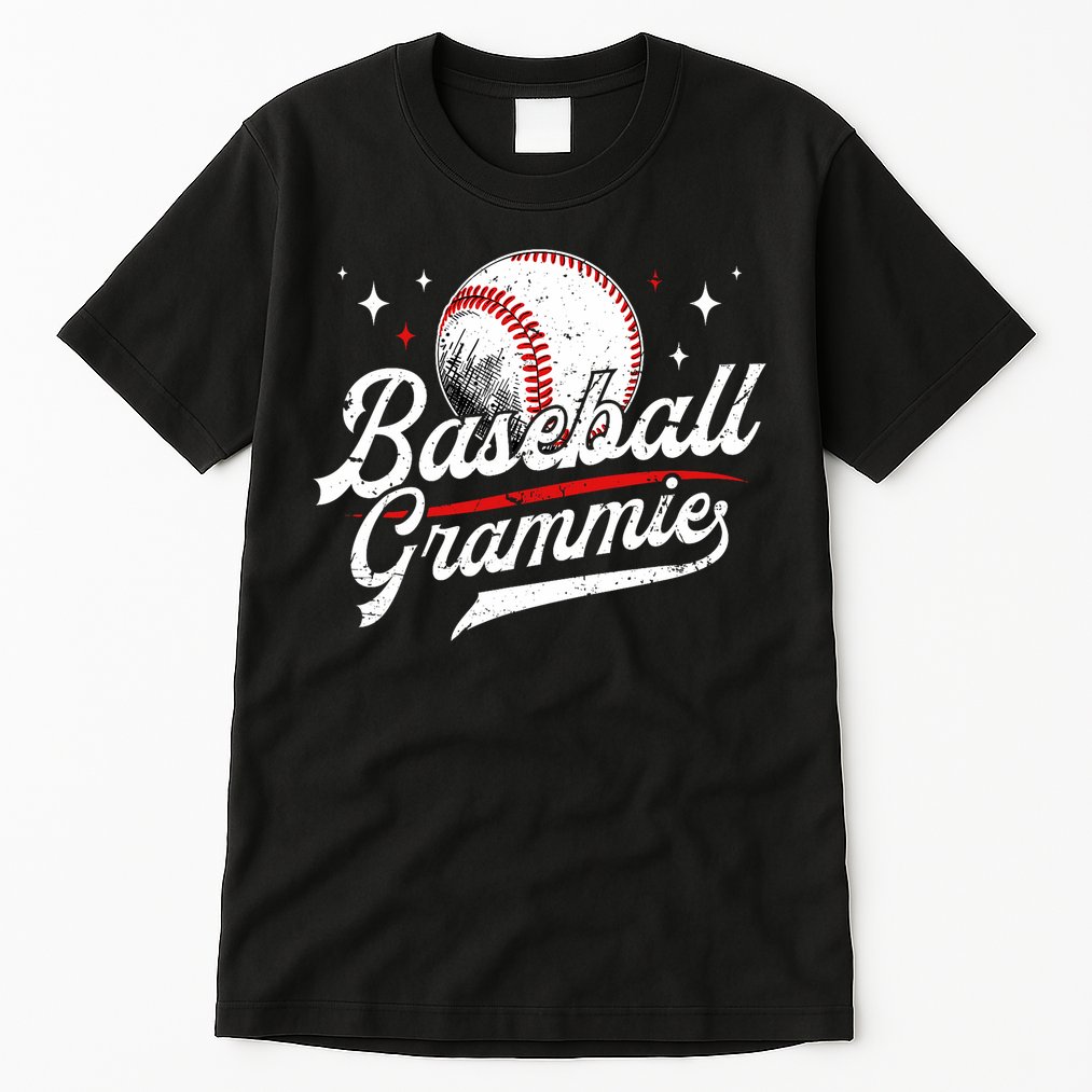 Baseball Grammie Of A Baseball Player Grammie  Tall T-Shirt