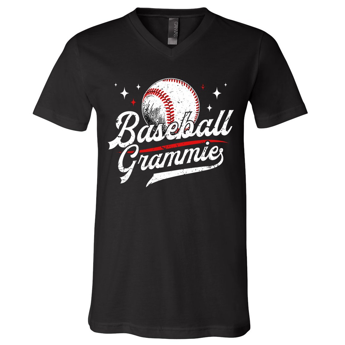 Baseball Grammie Of A Baseball Player Grammie  V-Neck T-Shirt