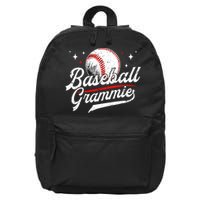 Baseball Grammie Of A Baseball Player Grammie  16 in Basic Backpack