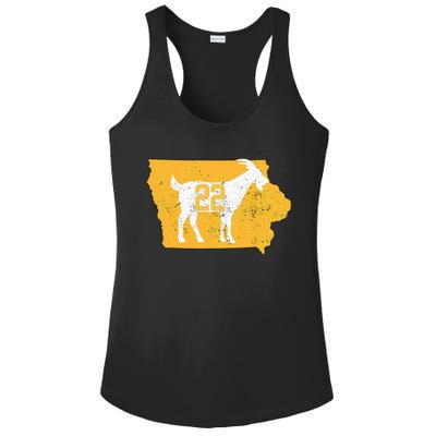 Basketball Greatest Of All Time Goat Ladies PosiCharge Competitor Racerback Tank