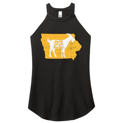 Basketball Greatest Of All Time Goat Women's Perfect Tri Rocker Tank