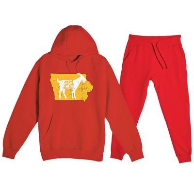 Basketball Greatest Of All Time Goat Premium Hooded Sweatsuit Set