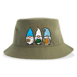 Bavarian Gnomes Octoberfest German Oktoberfest Sustainable Bucket Hat