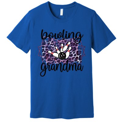 Bowling Grandma Of A Bowler Grandmother Gift Premium T-Shirt