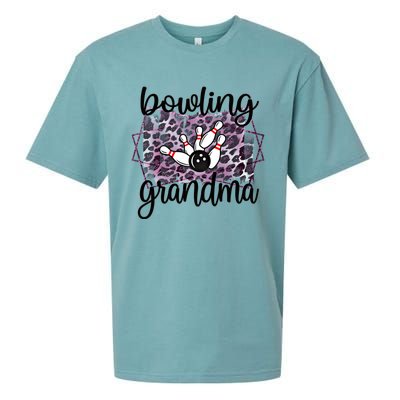 Bowling Grandma Of A Bowler Grandmother Gift Sueded Cloud Jersey T-Shirt