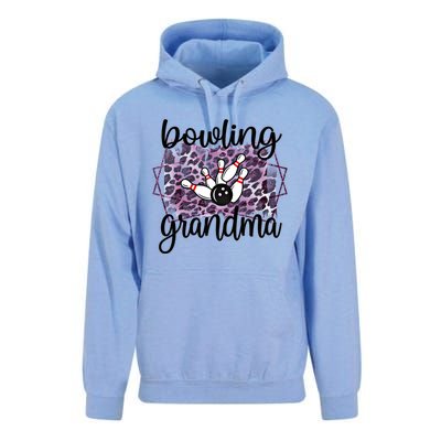 Bowling Grandma Of A Bowler Grandmother Gift Unisex Surf Hoodie