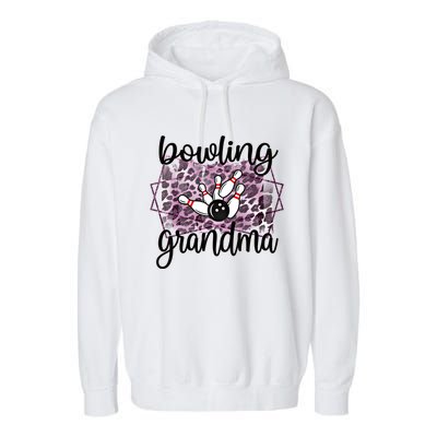 Bowling Grandma Of A Bowler Grandmother Gift Garment-Dyed Fleece Hoodie