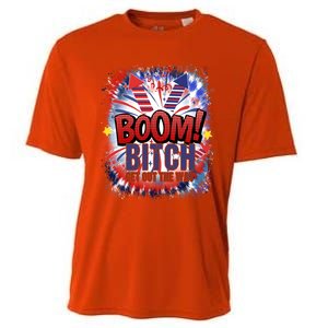 Bitch Get Out The Way Boom Firework 4th Of July Gift Cooling Performance Crew T-Shirt