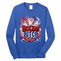 Bitch Get Out The Way Boom Firework 4th Of July Gift Long Sleeve Shirt