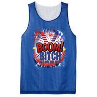 Bitch Get Out The Way Boom Firework 4th Of July Gift Mesh Reversible Basketball Jersey Tank