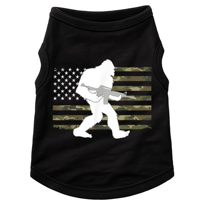 Bigfoot Gun Owner Camo Us American Flag Sasquatch Ar15 Rifle Doggie Tank