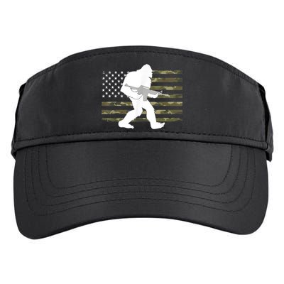 Bigfoot Gun Owner Camo Us American Flag Sasquatch Ar15 Rifle Adult Drive Performance Visor