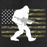 Bigfoot Gun Owner Camo Us American Flag Sasquatch Ar15 Rifle Adult Drive Performance Visor