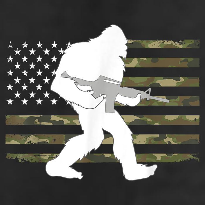Bigfoot Gun Owner Camo Us American Flag Sasquatch Ar15 Rifle Adult Drive Performance Visor