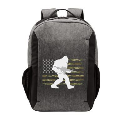 Bigfoot Gun Owner Camo Us American Flag Sasquatch Ar15 Rifle Vector Backpack