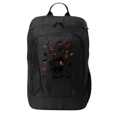 Birdwatching Gifts Ornithologist Twitcher Bird Lover City Backpack