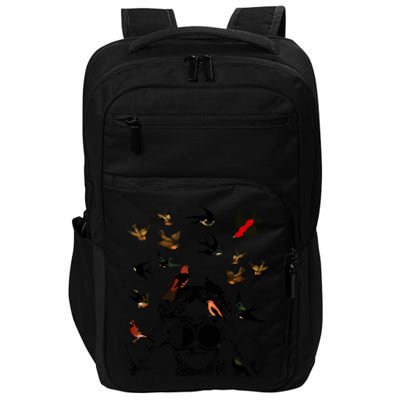 Birdwatching Gifts Ornithologist Twitcher Bird Lover Impact Tech Backpack