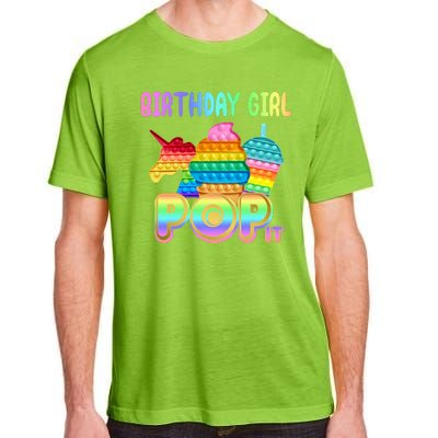 Birthday Girl Pop It Funny Cute Colorful Adult ChromaSoft Performance T-Shirt