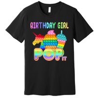 Birthday Girl Pop It Funny Cute Colorful Premium T-Shirt