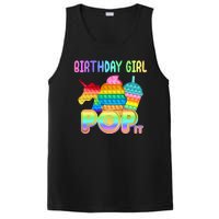 Birthday Girl Pop It Funny Cute Colorful PosiCharge Competitor Tank