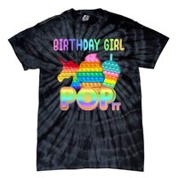 Birthday Girl Pop It Funny Cute Colorful Tie-Dye T-Shirt