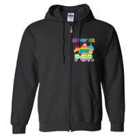 Birthday Girl Pop It Funny Cute Colorful Full Zip Hoodie