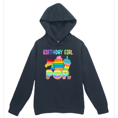 Birthday Girl Pop It Funny Cute Colorful Urban Pullover Hoodie