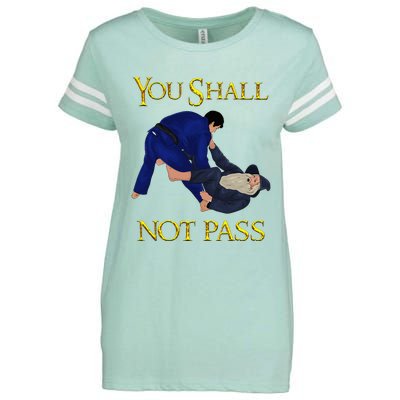 Bjj Guard Passing You Shall Not Pass Brazilian Jiu Jitsu Enza Ladies Jersey Football T-Shirt