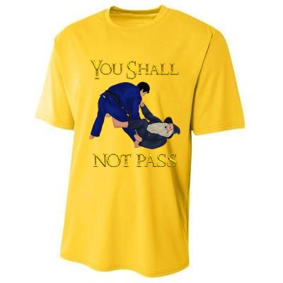 Bjj Guard Passing You Shall Not Pass Brazilian Jiu Jitsu Performance Sprint T-Shirt