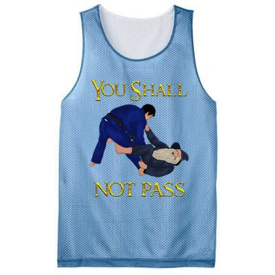 Bjj Guard Passing You Shall Not Pass Brazilian Jiu Jitsu Mesh Reversible Basketball Jersey Tank