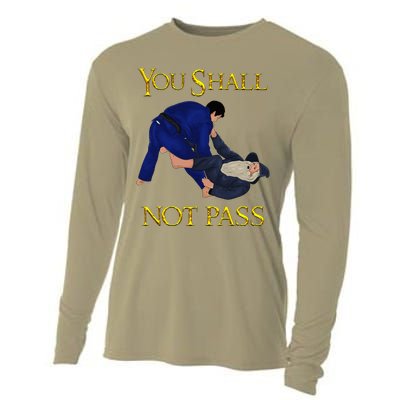 Bjj Guard Passing You Shall Not Pass Brazilian Jiu Jitsu Cooling Performance Long Sleeve Crew