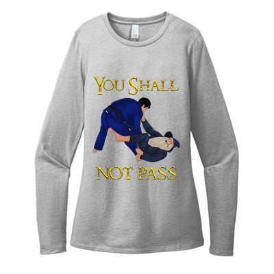 Bjj Guard Passing You Shall Not Pass Brazilian Jiu Jitsu Womens CVC Long Sleeve Shirt