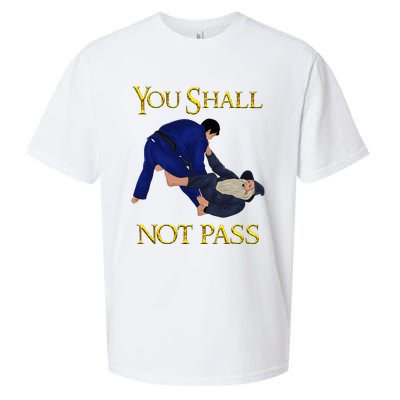 Bjj Guard Passing You Shall Not Pass Brazilian Jiu Jitsu Sueded Cloud Jersey T-Shirt