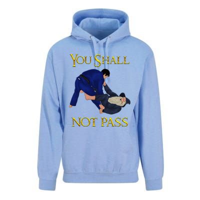 Bjj Guard Passing You Shall Not Pass Brazilian Jiu Jitsu Unisex Surf Hoodie