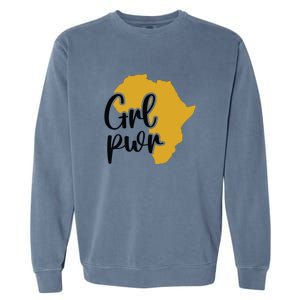 Black Girl Power For Black History Month Gift Garment-Dyed Sweatshirt