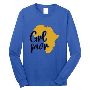 Black Girl Power For Black History Month Gift Long Sleeve Shirt