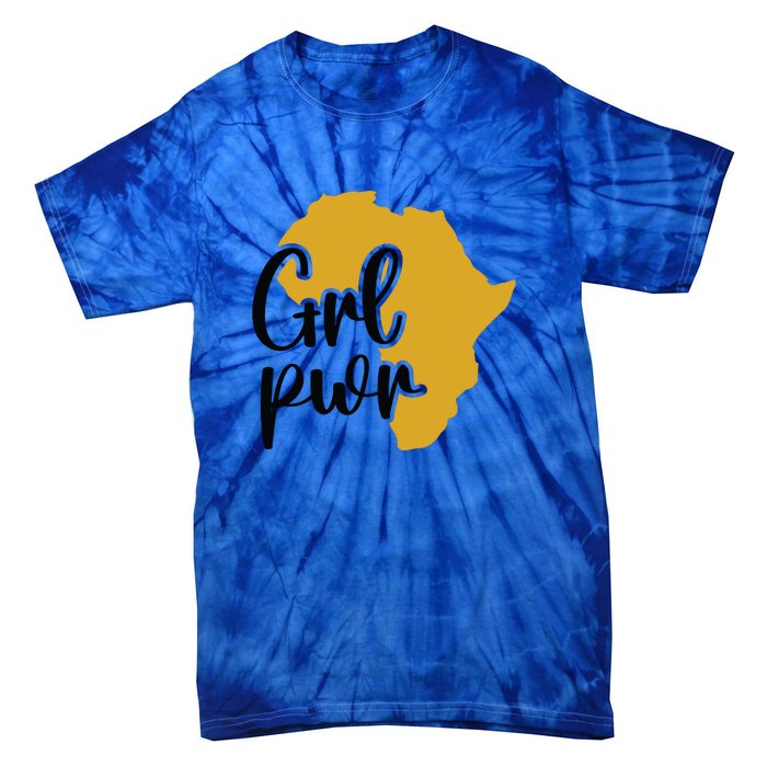 Black Girl Power For Black History Month Gift Tie-Dye T-Shirt