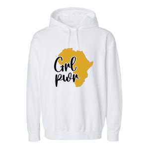 Black Girl Power For Black History Month Gift Garment-Dyed Fleece Hoodie