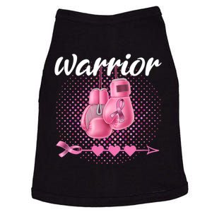 Boxing Gloves Pink_ Warrior Breast Cancer Awareness Doggie Tank