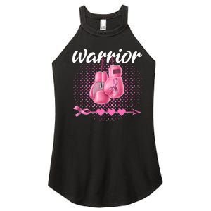 Boxing Gloves Pink_ Warrior Breast Cancer Awareness Women’s Perfect Tri Rocker Tank