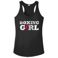 Boxing Girl Player Silhouette Sport Ladies PosiCharge Competitor Racerback Tank