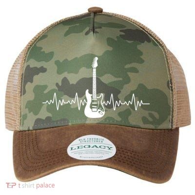 Bass Guitar Player Heartbeat Legacy Tie Dye Trucker Hat