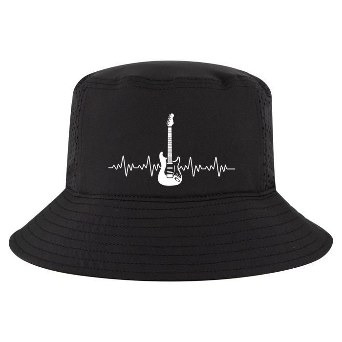 Bass Guitar Player Heartbeat Cool Comfort Performance Bucket Hat