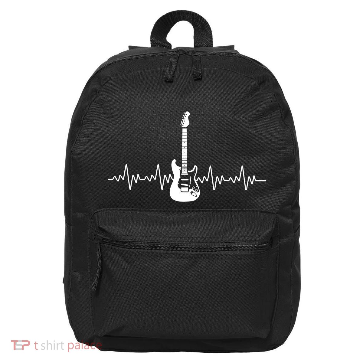 Bass Guitar Player Heartbeat 16 in Basic Backpack